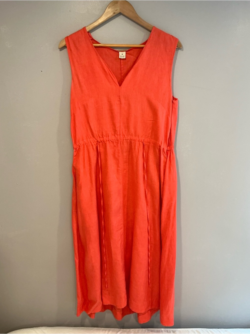 Magaschoni Coral V-Neck Midi Dress